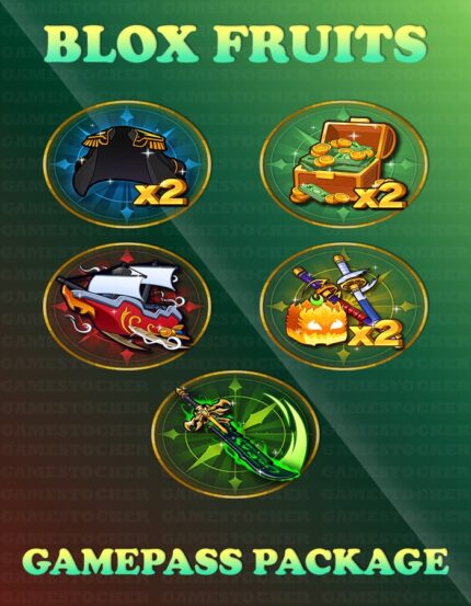 Blox Fruits Gamepass Package Digital Game Item | Blox Fruits | Roblox | Roblox Item