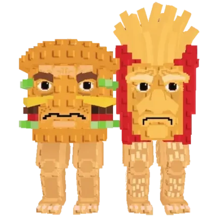 Burguro And Fryuro - Steal A Brainrot | Roblox Digital Game Item